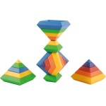 Детски триизмерен конструктор Пирамида - голям сет