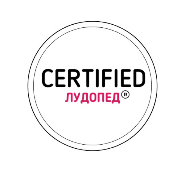 Значка за логопед със забавен надпис „Certified Лудопед“