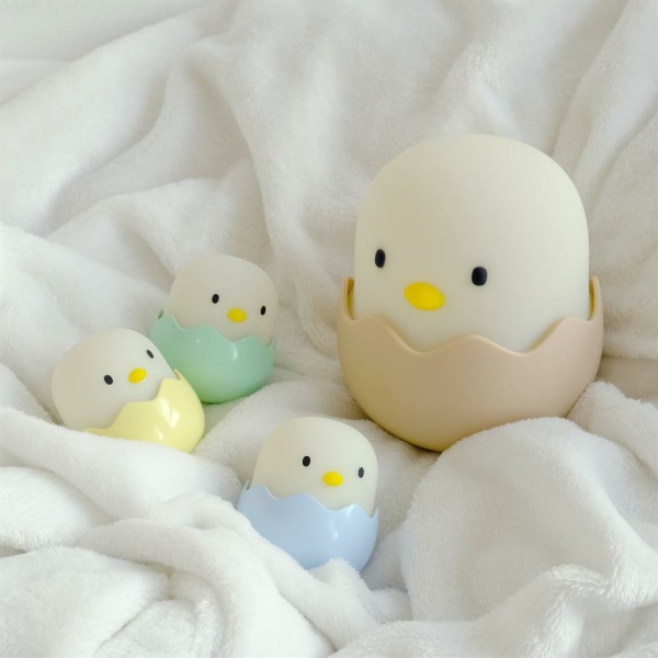 Детска нощна лампа BABY EGGY – бебе яйце, жълто