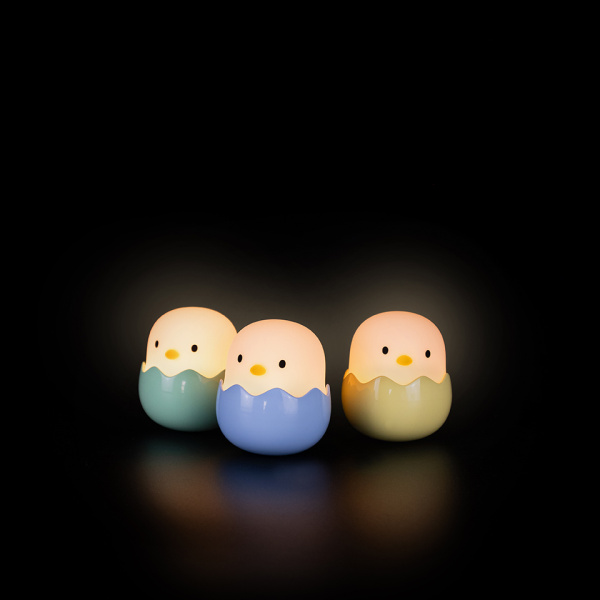 Детска нощна лампа BABY EGGY – бебе яйце, синьо