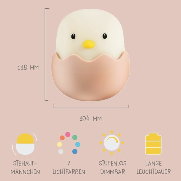 Детска нощна лампа EGGY EGG – голямо яйце