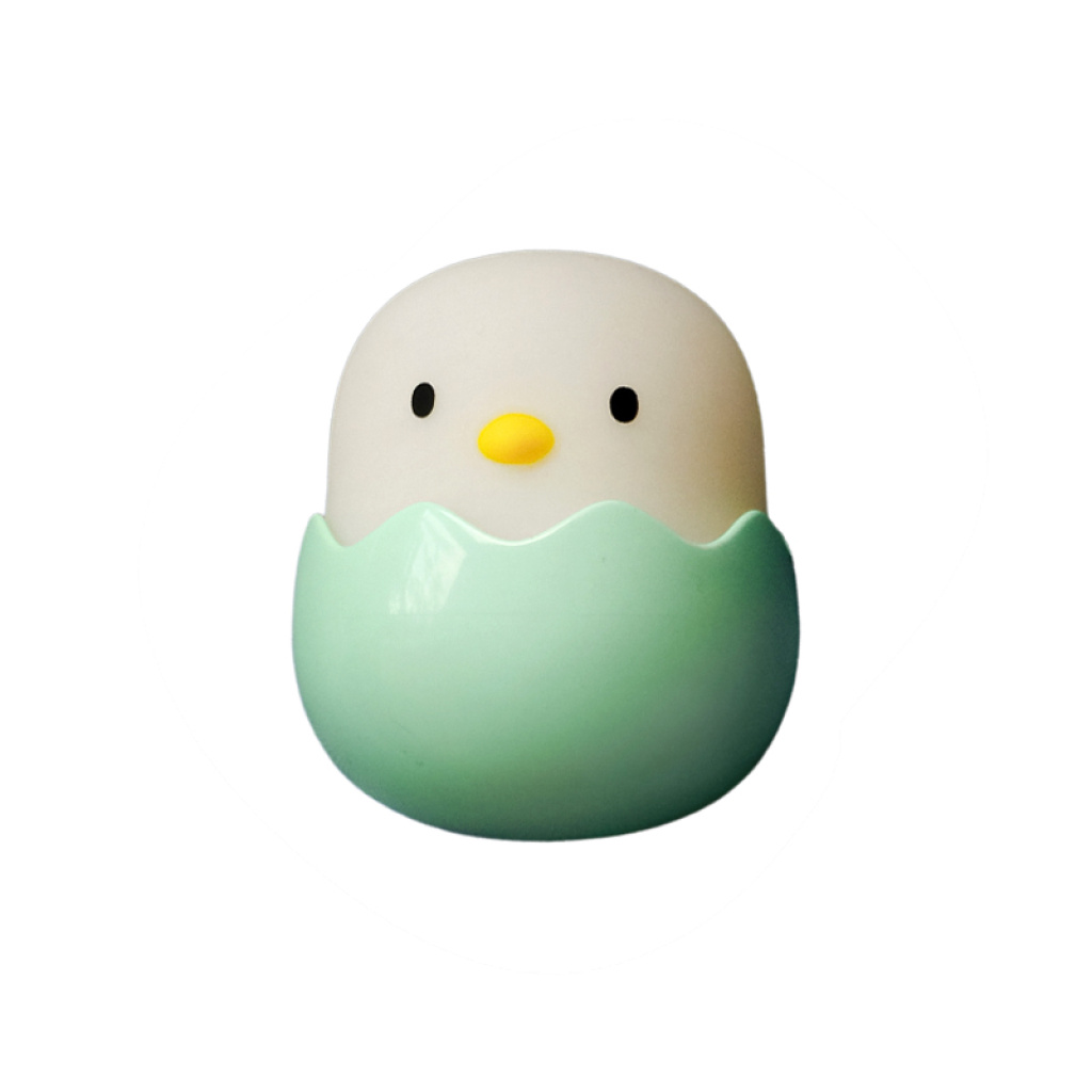 Детска нощна лампа BABY EGGY - бебе яйце, зелено