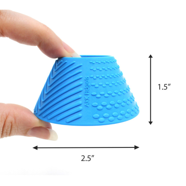 Тактилен фиджет ARK Flippable Fidget – син, твърд