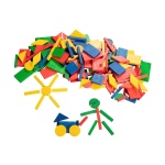 Игра с дървени елементи за подреждане, 170 части