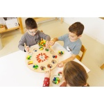 Игра с дървени елементи за подреждане, 170 части