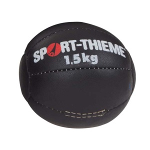 Тежка кожена медицинска топка 1,5 кг