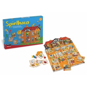 Състезание в къщата - настолна логопедична игра