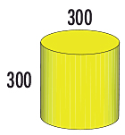 34-077-12 Цилиндър MAX 30х30 см - мек модул за игра