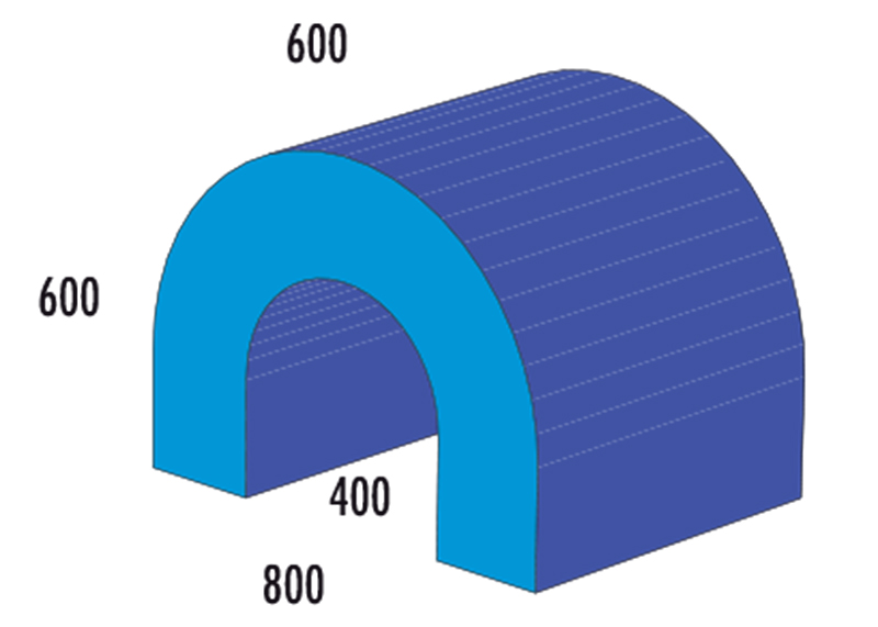 36-218-12 Арка тунел MAX - мек модул за игра