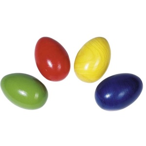 Дървено яйце шейкър - музикален инструмент