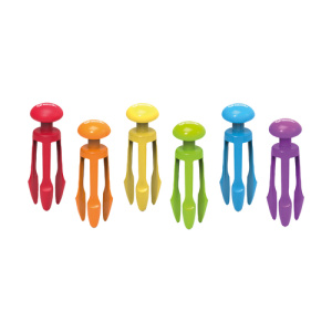 Трипръстови пинсети за деца, 6 броя