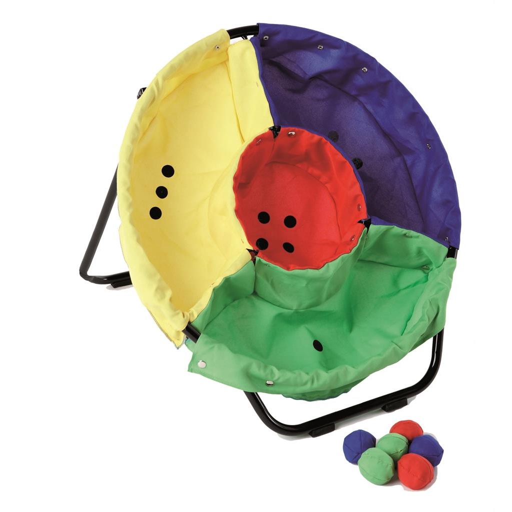 Детска мишена с джобове на стойка