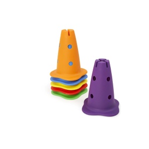 Детски конуси с дупки 6 бр.