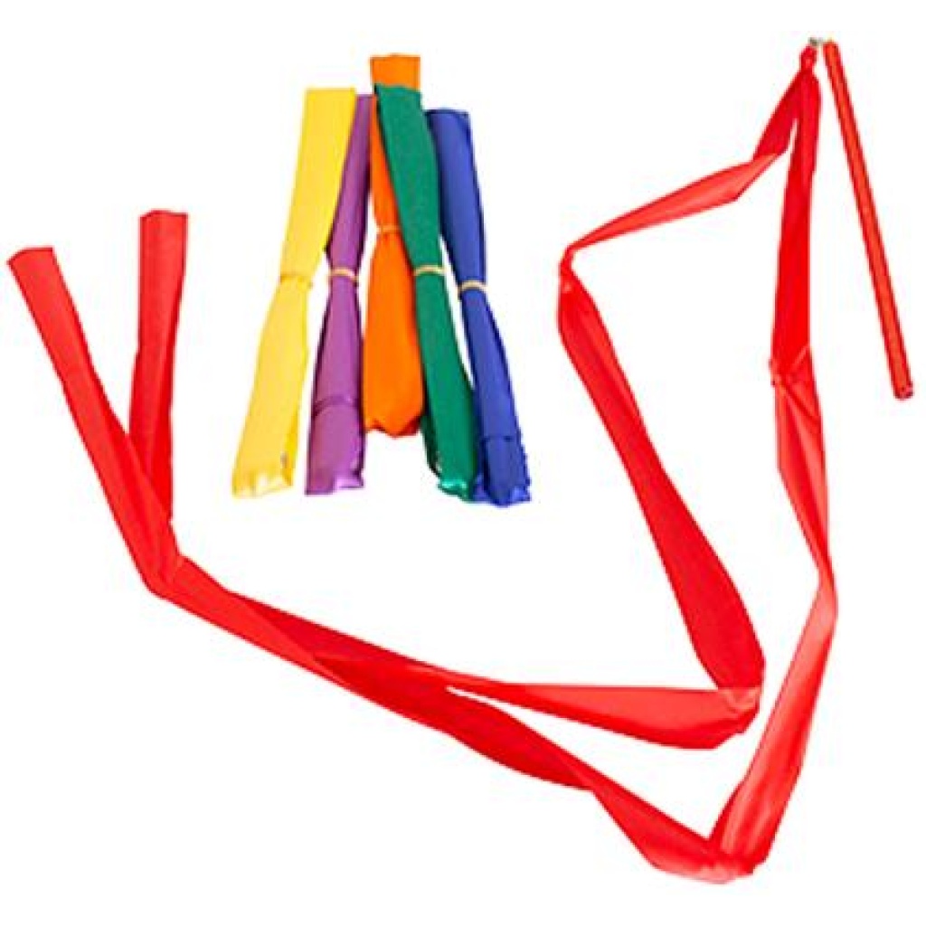 Гимнастически ленти за деца 90 см - 6 бр.