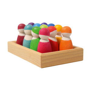 Дървени фигурки Цветен календар