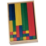 Детски дървен конструктор УЛ ПЛЮС - цветен 112 части