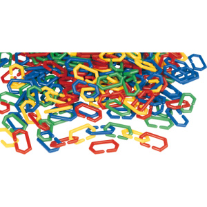 Игра с цветни верижни халки - малки