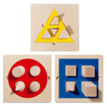 Форми приятели - триизмерни геометрични пъзели