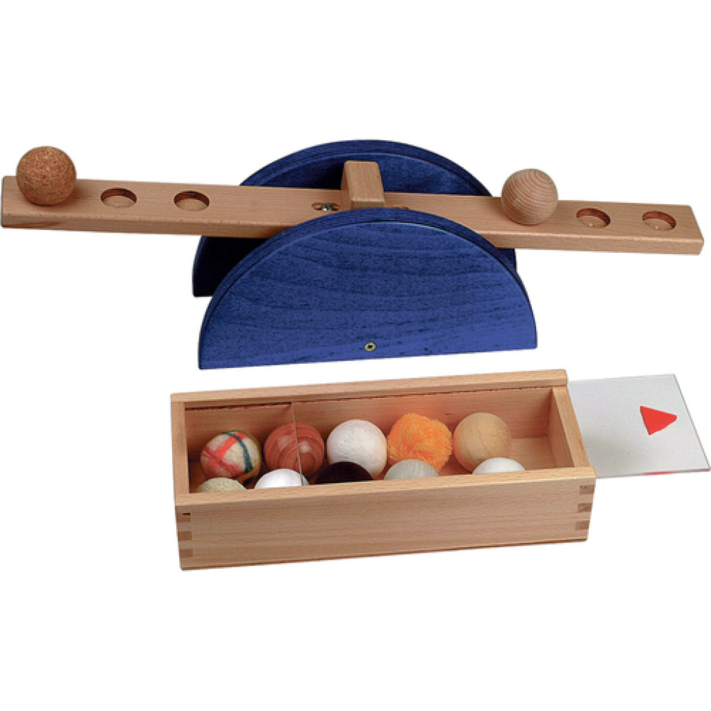 Изследователска везна - дървена играчка
