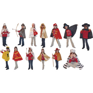 Детски театрални костюми - професии 13 броя