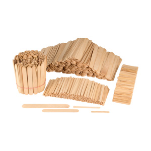 Дървени клечки за декорация - 4 размера, 1200 бр.
