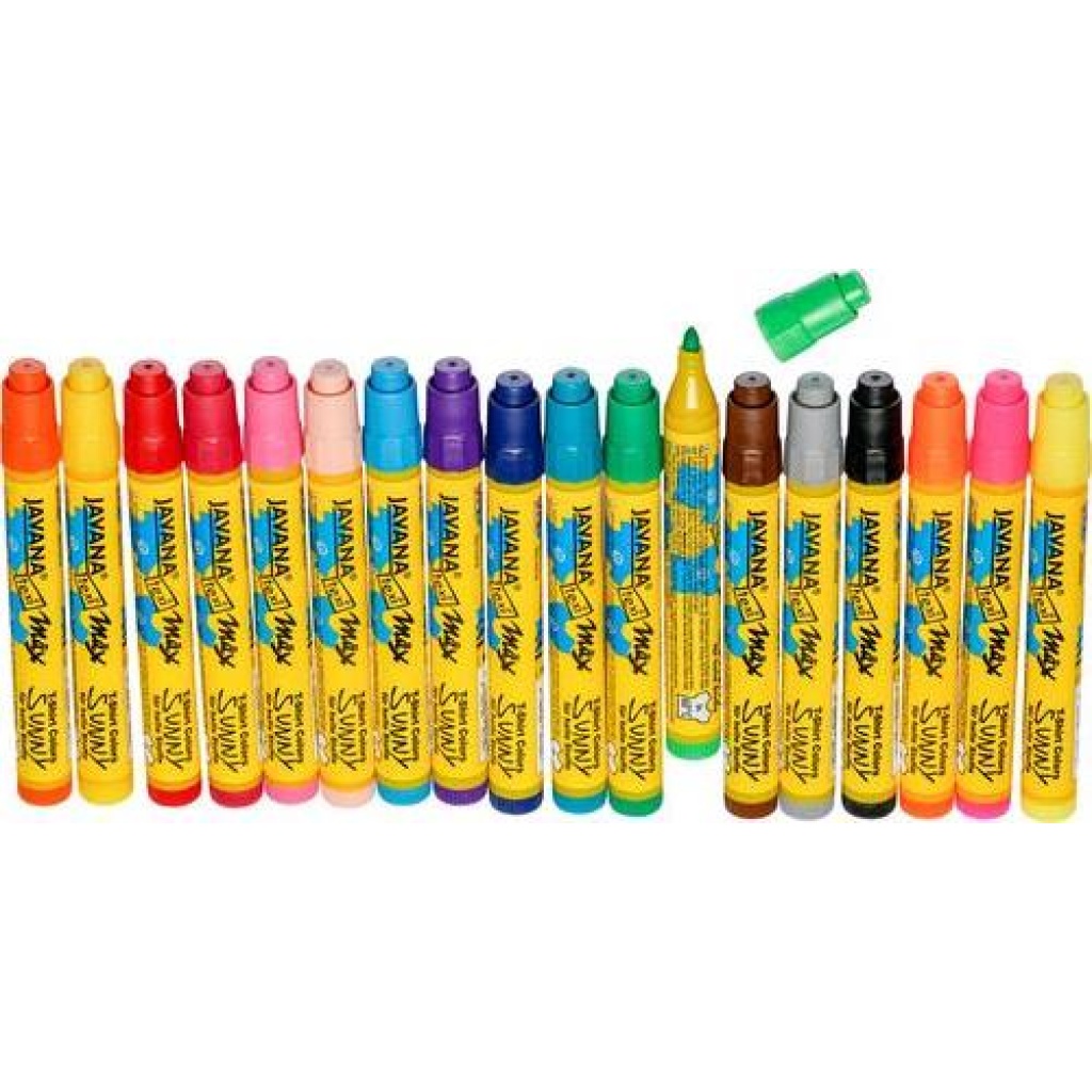 Текстилни флумастери 18 бр.