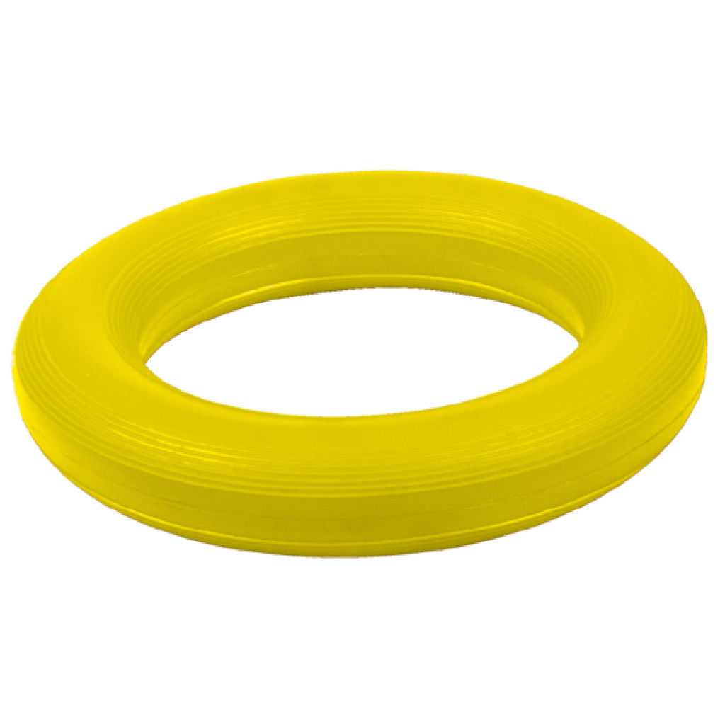 Гумен ринг за спортни игри 18 см жълт