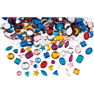 Блестящи камъчета за декорация и украса - 400 бр.