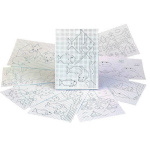 Перфорирани листове картон за бродиране - 40 бр, А4