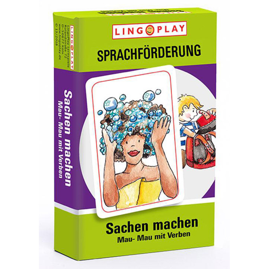 Правя нещо - логопедична игра с глаголи