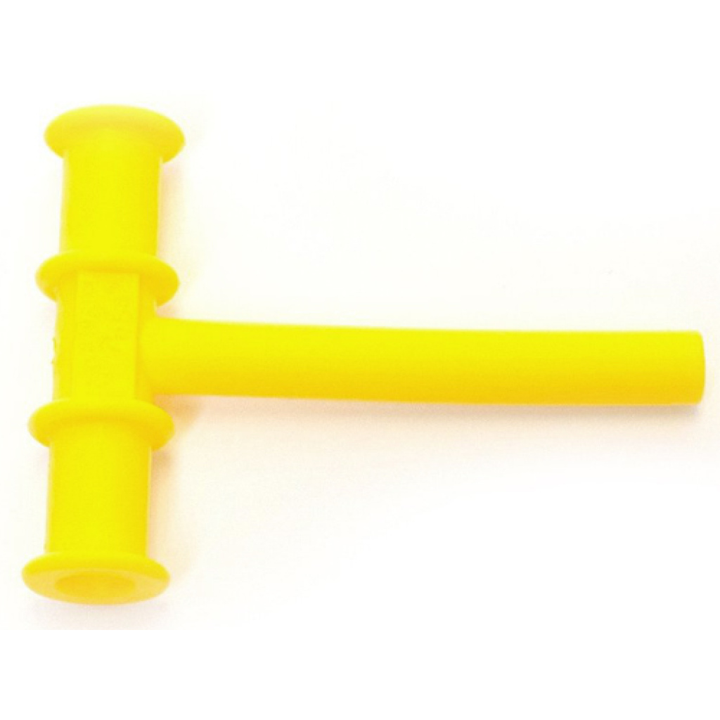 Chewy Tube жълта - дъвкателна тръбичка