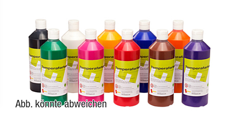 mzz3kksmxlkbtzuycwixr2ghaxqefgyhthbndxcd.jpg Темперни бои в бутилки - 10 цвята х 500 мл