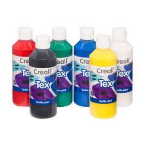 Бои за рисуване върху текстил - 6х250 мл
