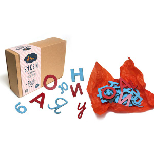 Дървени букви: Малки печатни