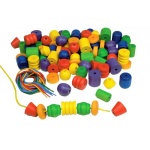 Големи мъниста за нанизване Джъмбо, 85 броя