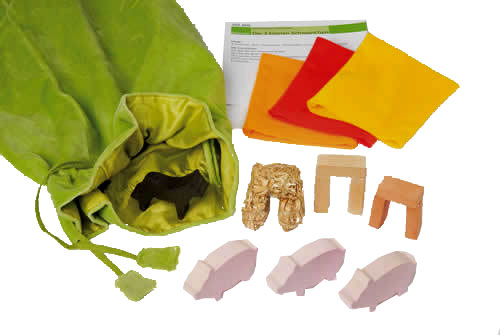 mzz3kksmxlkbtzuycwixr2ghaxqefgyhthbra3ik.jpg Трите прасенца - приказна торбичка с дървени фигурки