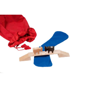 Двете козлета - приказна торбичка с дървени фигурки