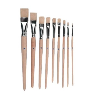 Универсални четки за рисуване с различни размери - 9 броя