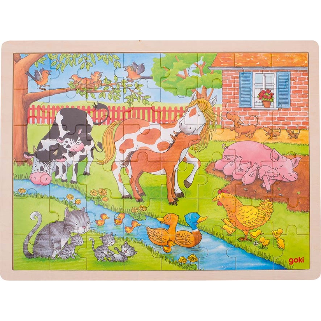 Ферма - дървен пъзел 48 части