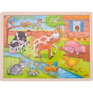 Ферма - дървен пъзел 48 части