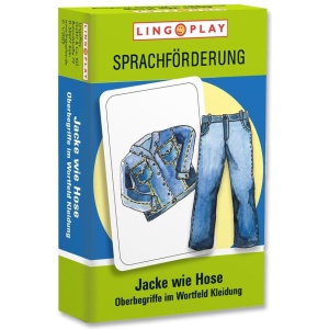 Облекло - логопедична игра с карти