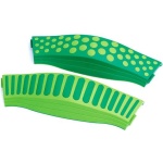 Вълнообразна сензорна пътека зелена