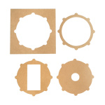 Дървени шаблони за рисуване на мандала - формат A3