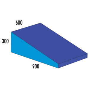 Платформа с наклон 60х30х90 см - мек модул за игра