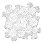 Сензорна пътека пъзел за бебета – 6 части