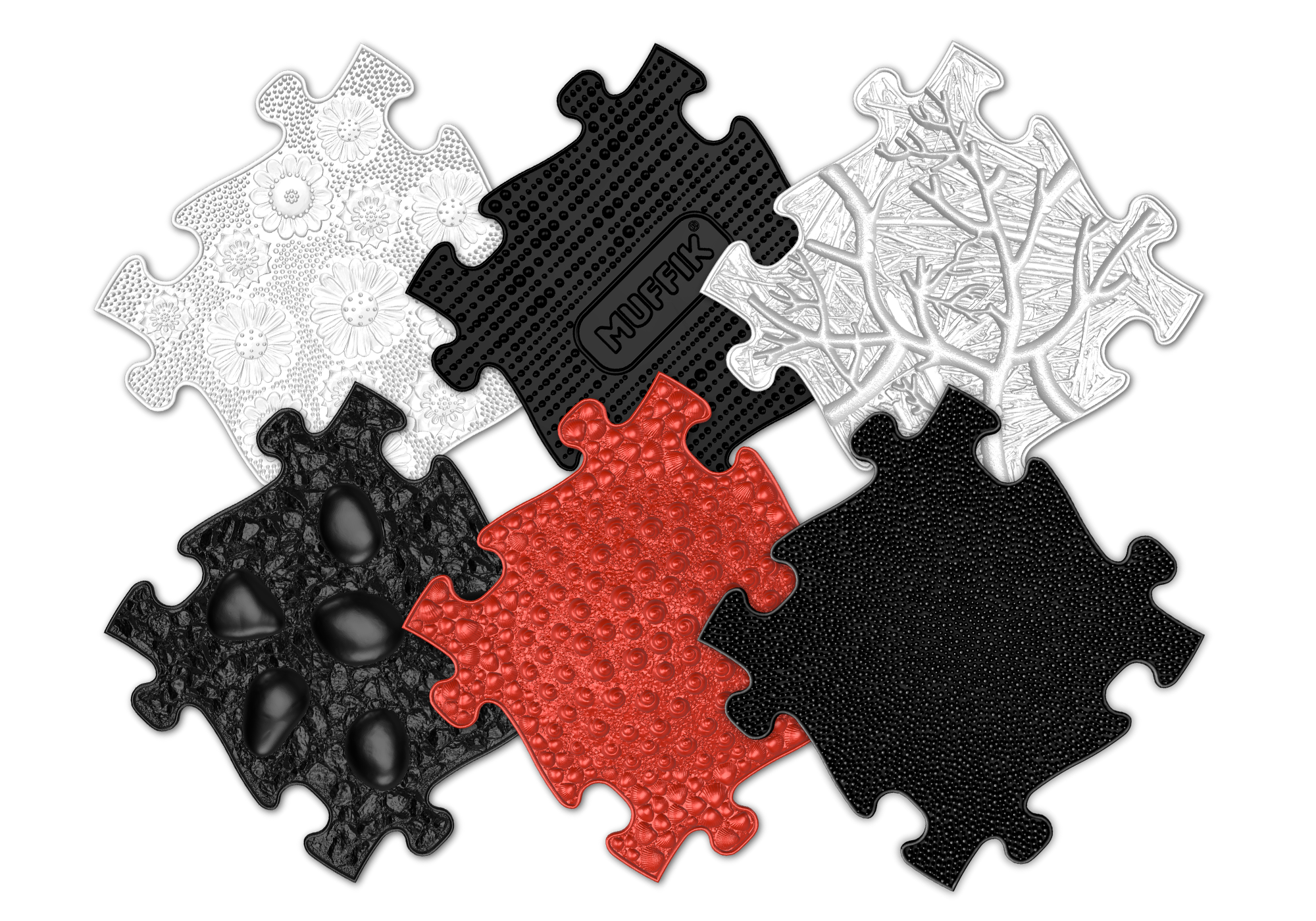 Сензорна пътека пъзел за бебета – 6 части Сензорна пътека пъзел за бебета – 6 части