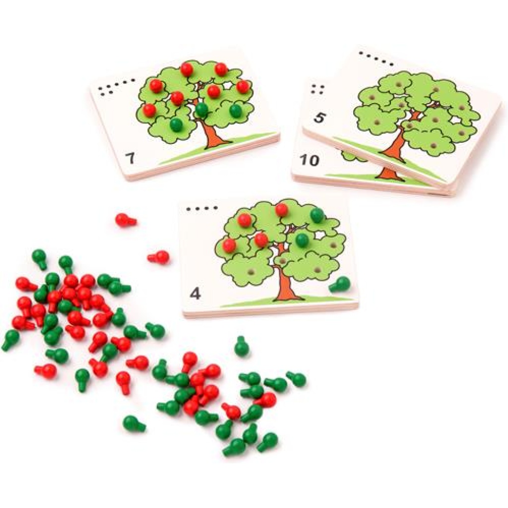 Ябълково дърво – игра за сортиране и броене