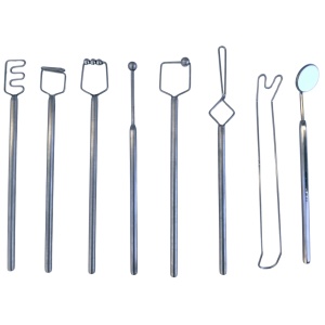 Комплект от 8 броя логопедични сонди "Бланико" в практична кутия за дезинфекция