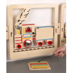 Влакче с ксилофон – музикален стенен панел за игра