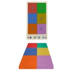 Интерактивен стенен панел Музикална дама